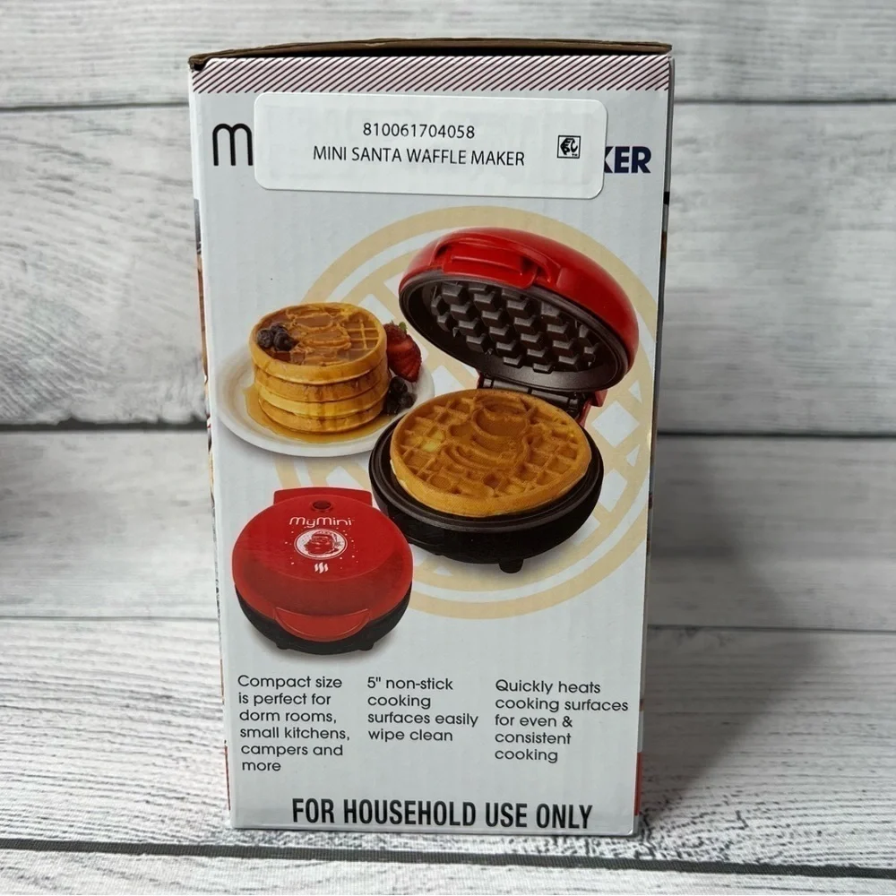 MY Mini Limited Edition Santa Waffle Maker